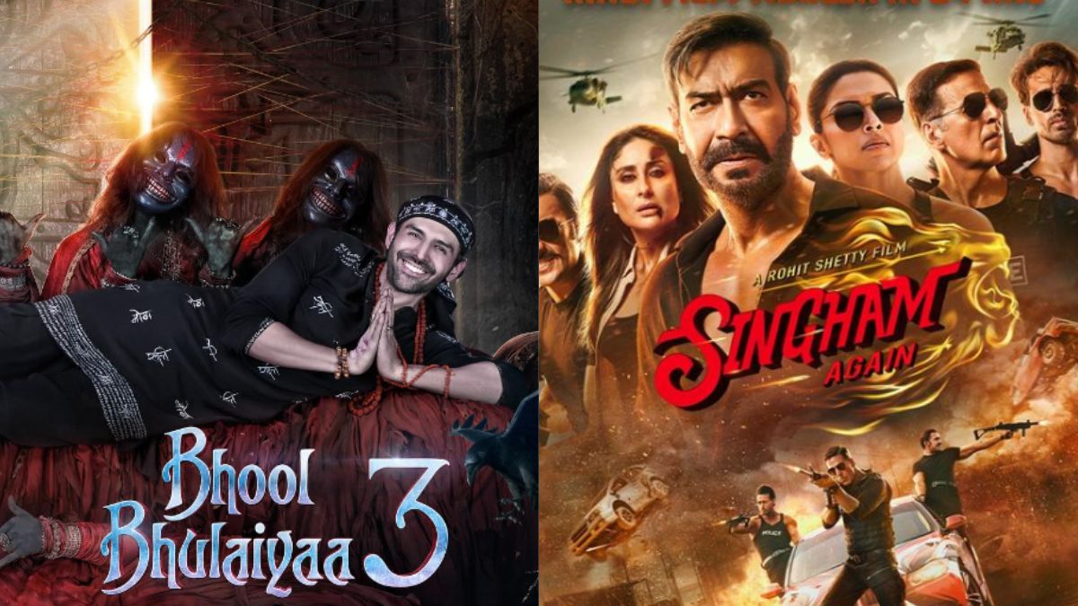 Bhool Bhulaiyaa 3, Singham Again posters