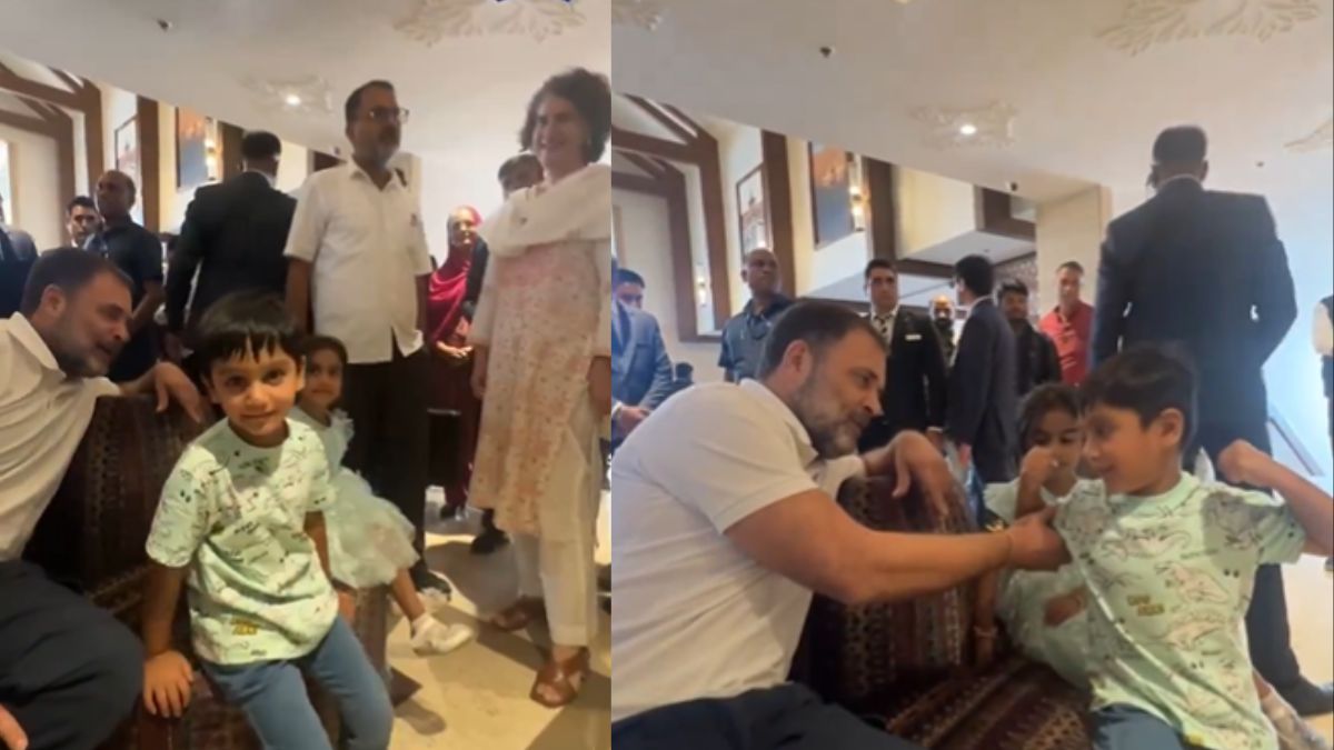 Viral Video: Rahul Gandhi’s Cute Encounter With Kids; Netizens Say ‘Dil To Bachcha Hai Jee’