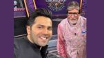 Varun Dhawan with Amitabh Bachchan