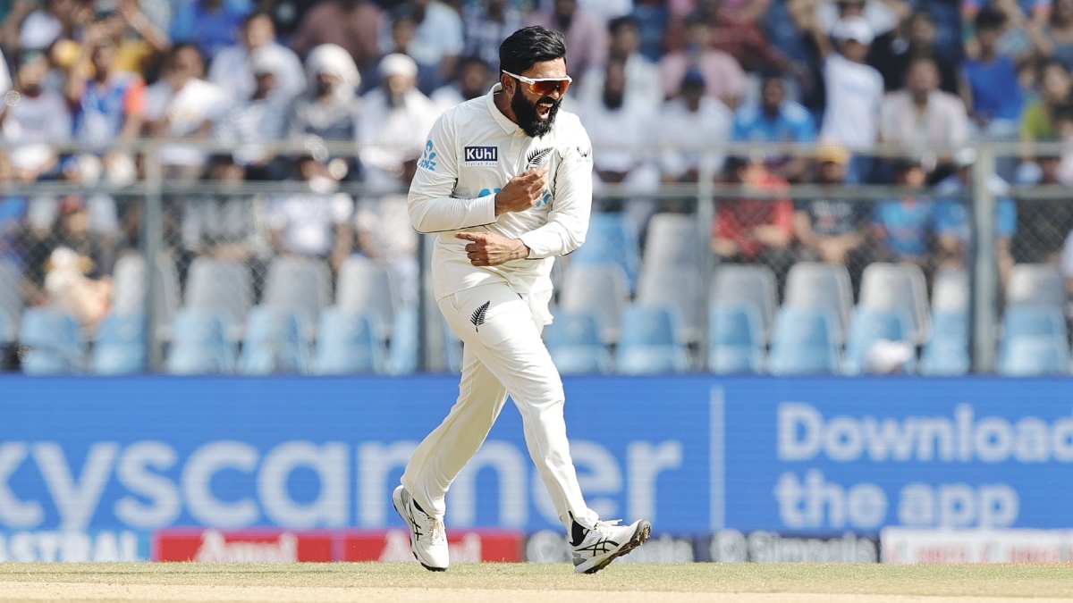 Ajaz Patel takes 10 wickets in 3rd Test against India