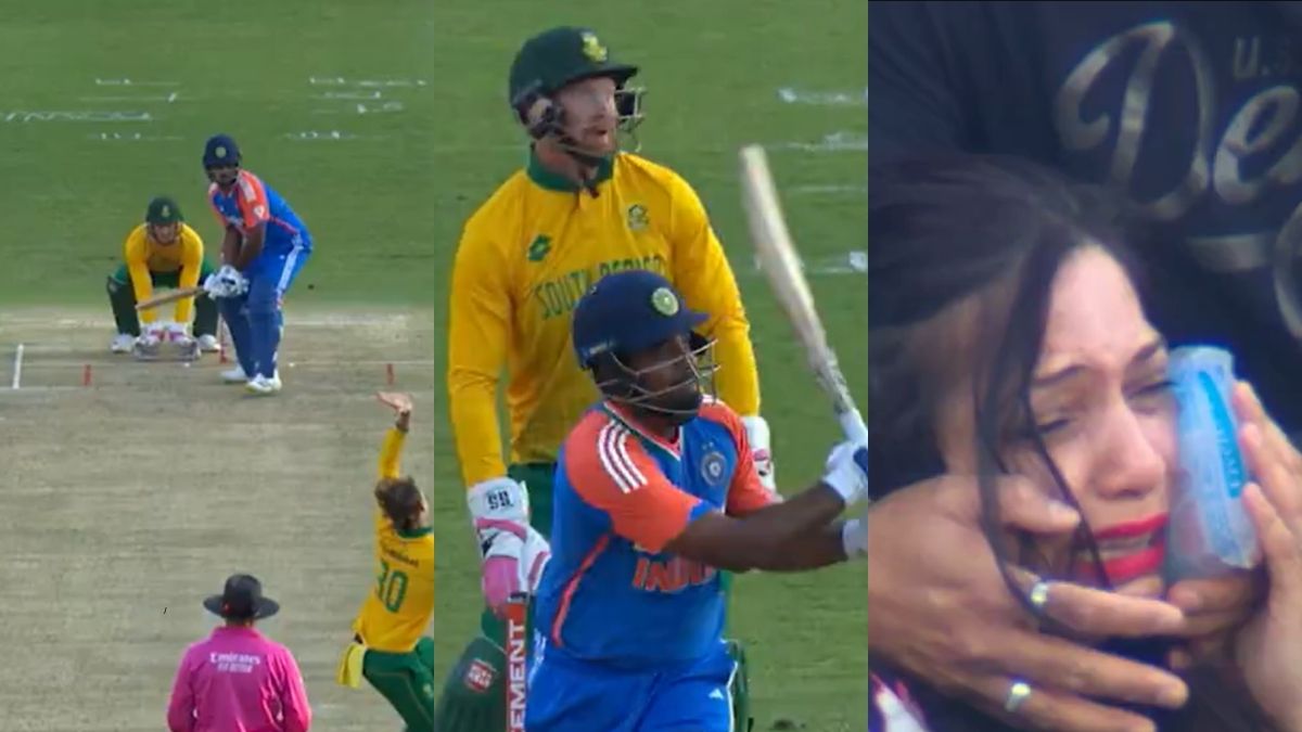 IND vs SA, 4th T20I: Fan Ends Up Crying After Sanju Samson&#039;s Powerful Six (Watch Video) News24 -