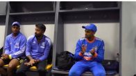 Team India cricketers in dressing room