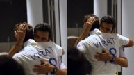 Gautam Gambhir hugs Virat Kohli