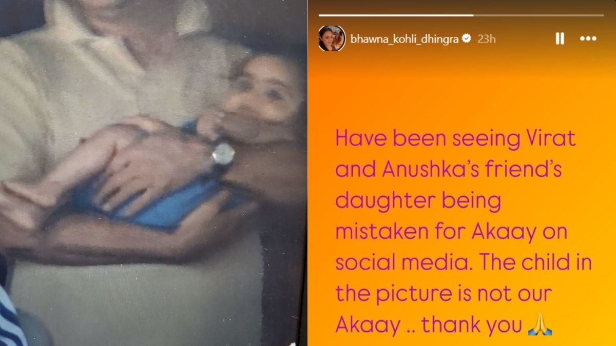 Virat Kohli's sister clears air regarding fake pictures of Akaay Kohli going viral