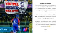 Rishabh Pant shares farewell post for Delhi Capitals