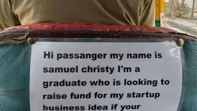 ‘Peak Bengaluru Moment’: Graduate Auto Driver’s Creative Fundraising for Startup Sparks Reactions Online