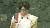 'Very Happy': Priyanka Gandhi Vadra Takes Oath As MP In Lok Sabha | Watch Video