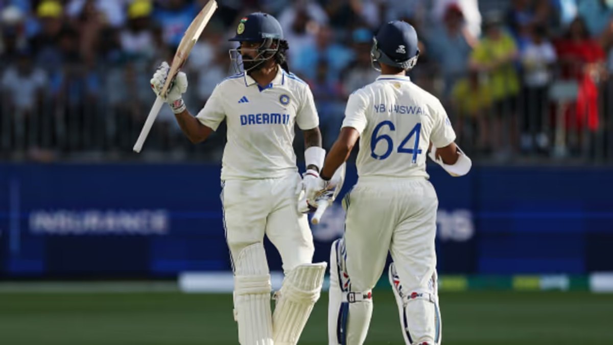 Rahul and Jaiswal's fifties managed India to start a good second innings on day 2 of the Perth Test