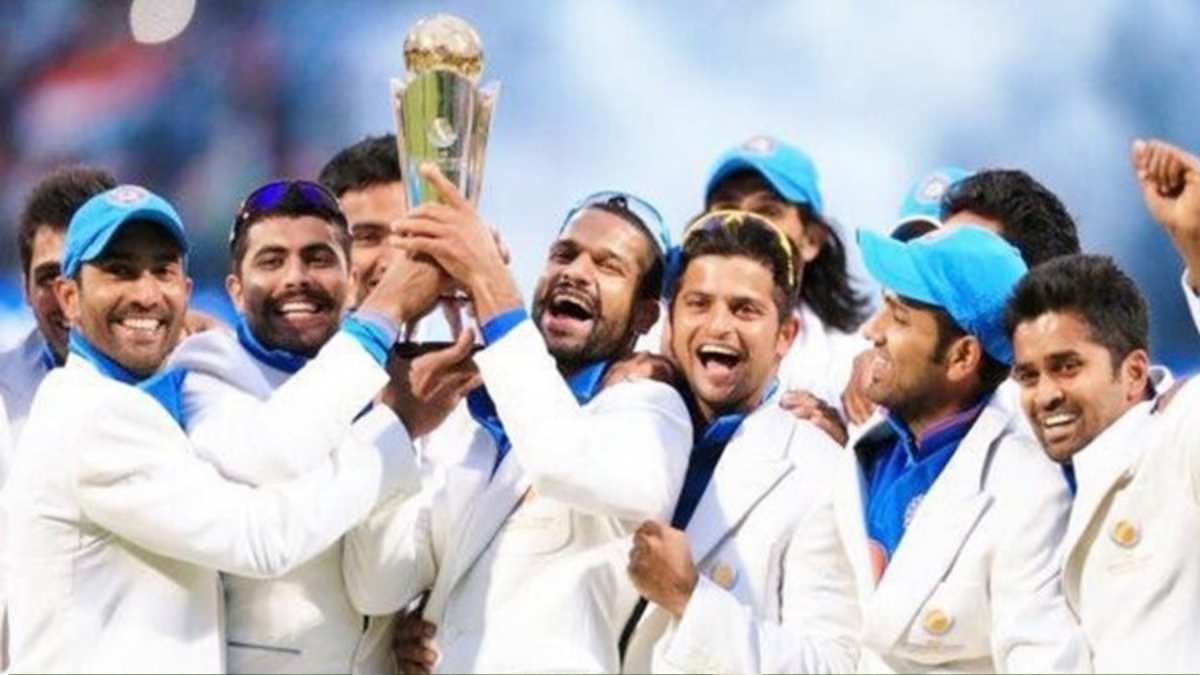 Team India won the Champions Trophy in 2013