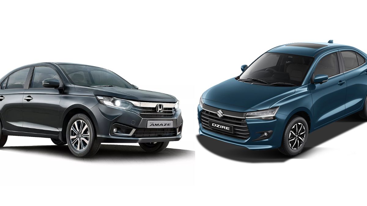 Honda Amaze Vs Maruti Dzire