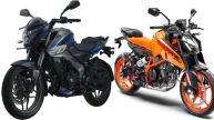 Bajaj pulsar NS200 vs KTM Duke 390