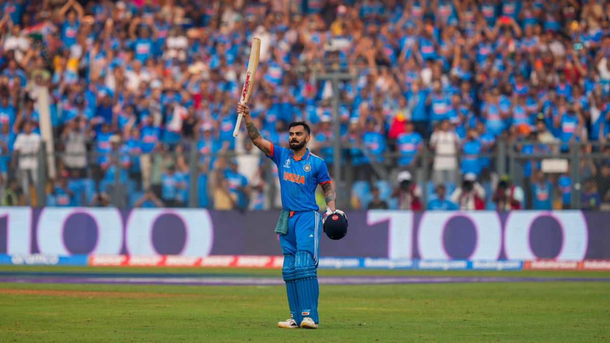 Virat Kohli scored his 50th ODI ton against New Zealand