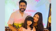 Abhishek Bachchan and Aishwarya Rai with their daughter