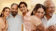 Aditi Rao Hydari and Siddharth with Kamal Haasan and Mani Ratnam