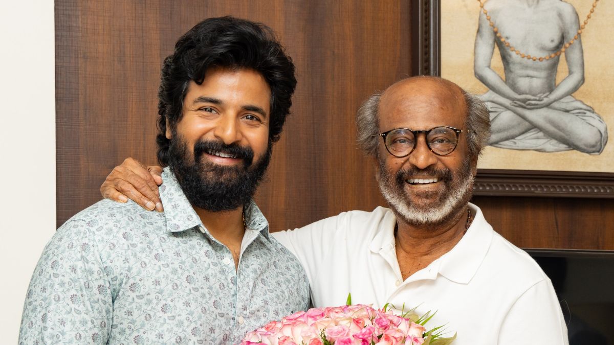 Rajinikanth with Sivakarthikeyan