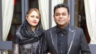 AR Rahman and Saira Banu