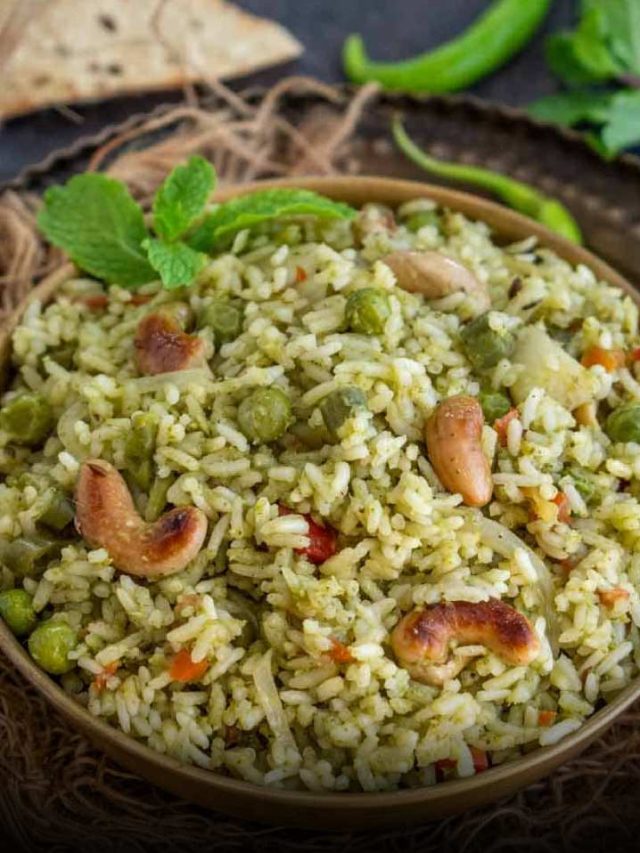 How To Make Aromatic Pudina Rice At Home