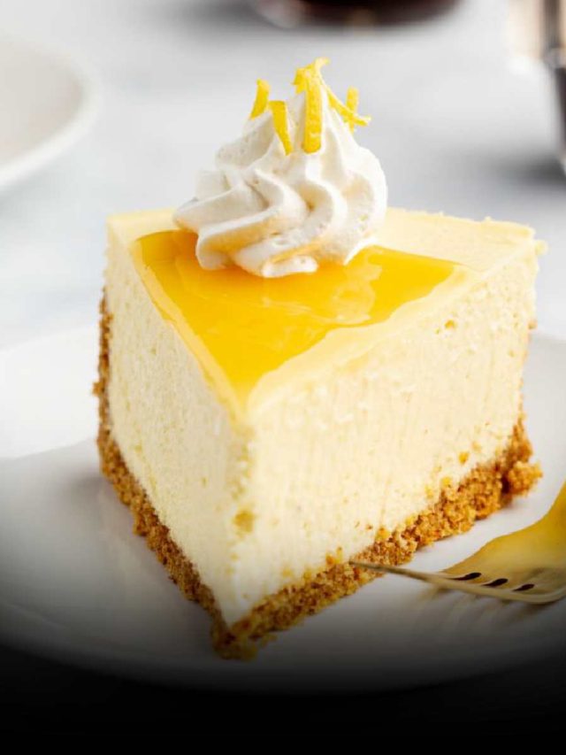 Zesty Bliss: The Ultimate Lemon Cheesecake Delight!