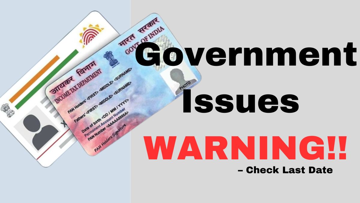 New PAN Card Rule: Govt Issues WARNING! Link PAN With Aadhaar Or Face Deactivation – Check Last Date