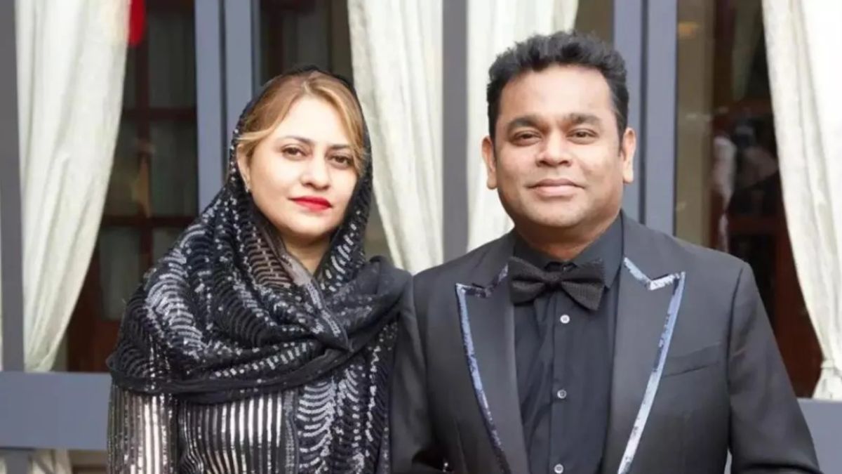 AR Rahman and Saira Banu