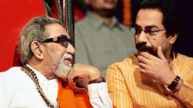 Bala Saheb Thackeray with Uddhav Thackeray