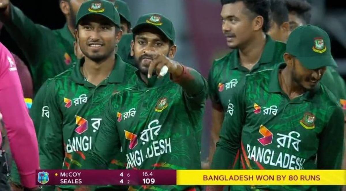 Bangladesh won the third T20I by 80 runs