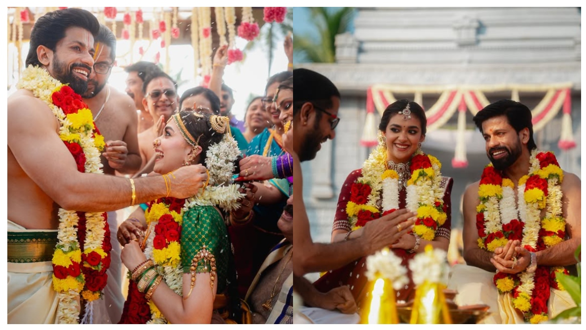 Keerthy Suresh Wedding pictures on Instagram