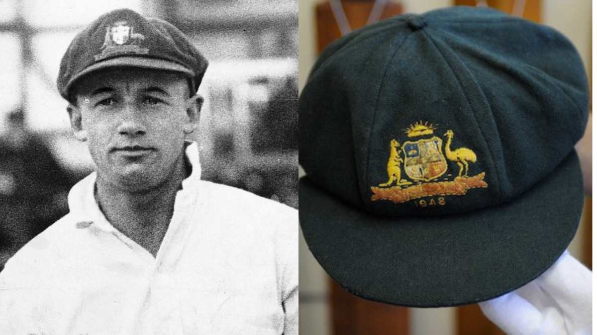 Don Bradman's iconic baggy green sold