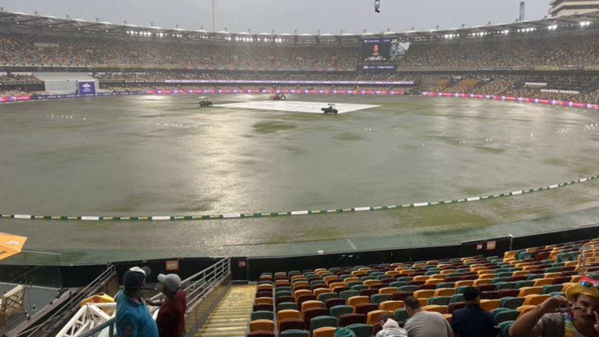 IND vs AUS Match stopped due to heavy rain