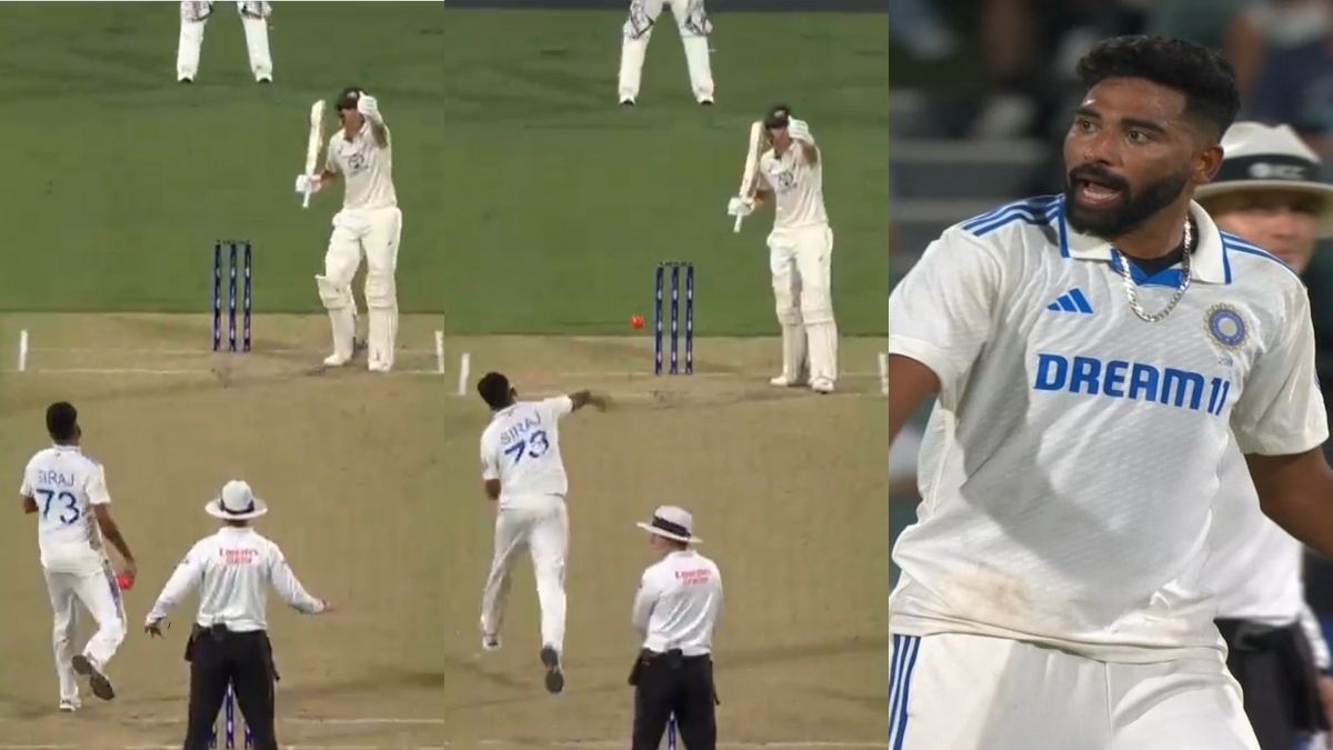 Mohammed Siraj loses cool during IND vs AUS 2nd Test