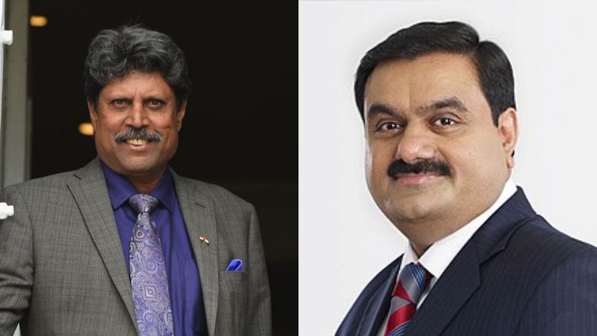 Gautam Adani and Kapil Dev