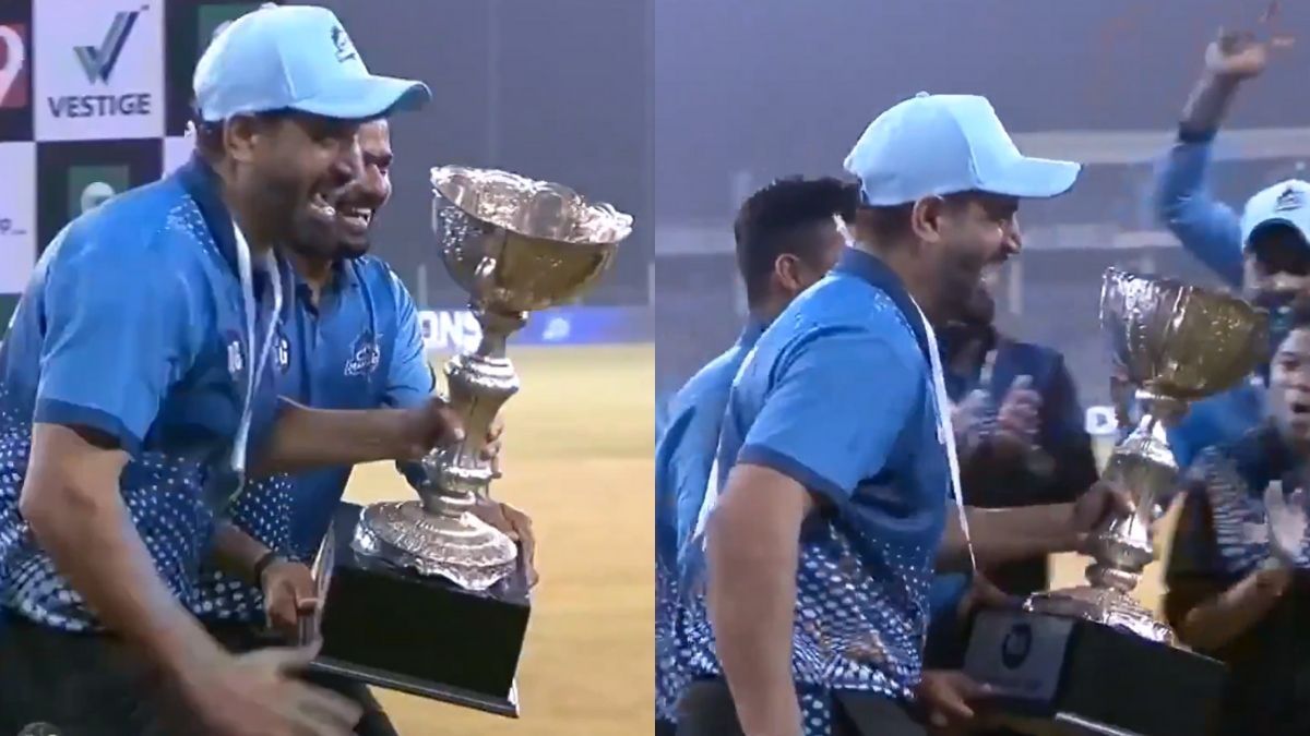 Irfan Pathan recreates Rick Flair's celebration style