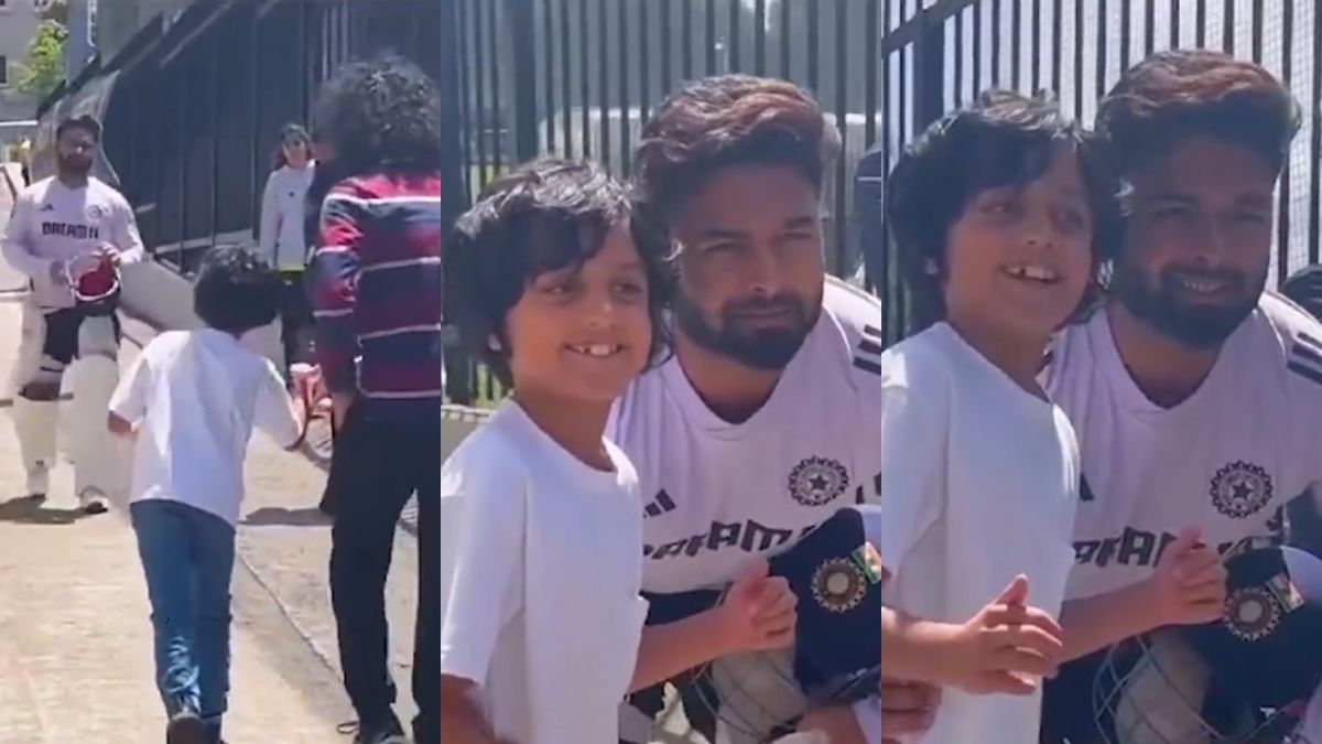 Rishabh Pant's heartfelt meeting with a young fan