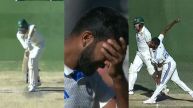 Jasprit Bumrah distraught with a no-ball