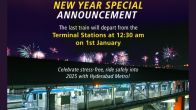 Hyderabad Metro Update: Extended Hours On New Year’s Eve, Last Train At 12:30 AM; Check Details