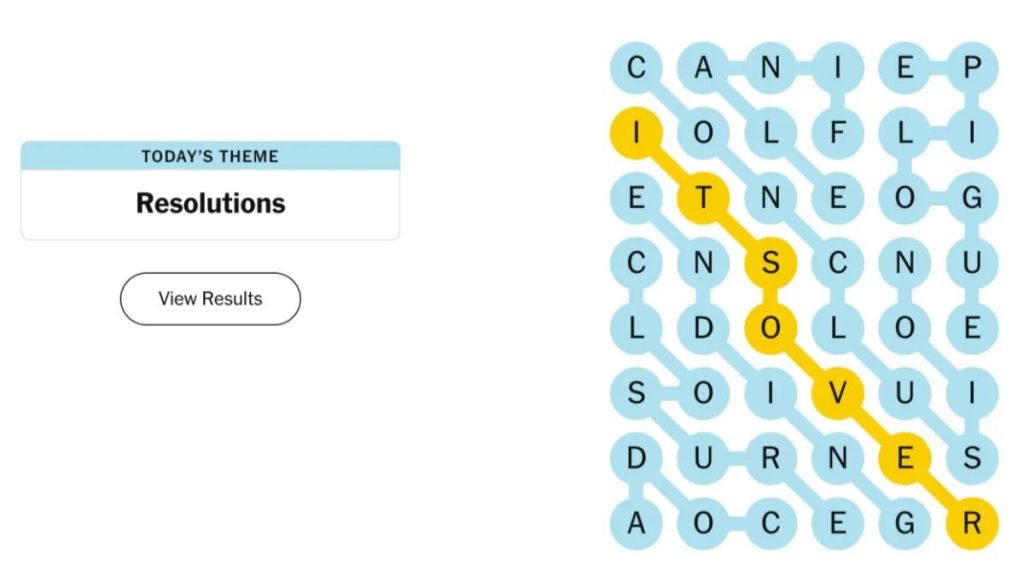 NYT Strands Today December 31, 2024 - Hints, Answers, Spangram: How Fast Can You Solve It?