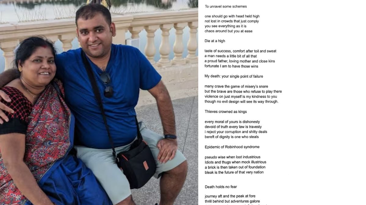 Bengaluru Techie Suicide: 'Death Holds No Fear, Brave Are Those Who...' - Atul Subhash's Last Poem Goes Viral