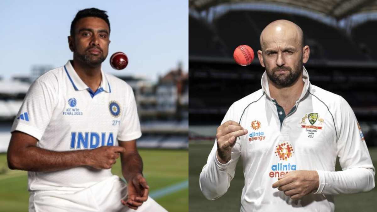 Ravichandran Ashwin and Nathan Lyon