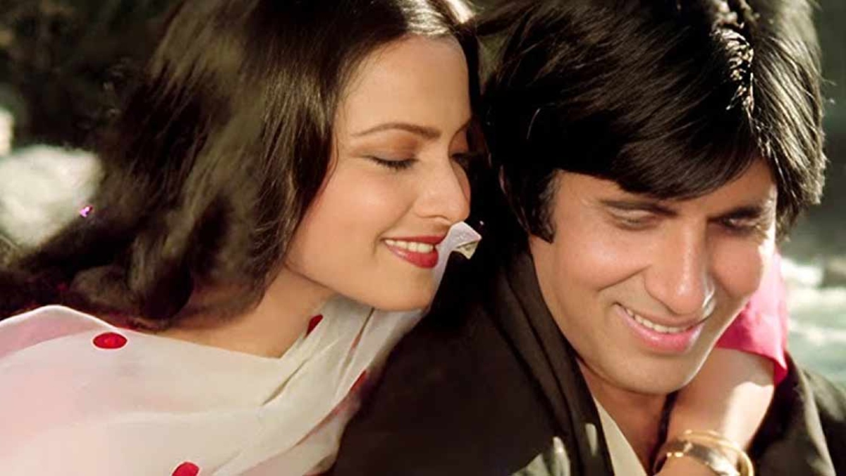 Rekha and Amitabh Bachchan