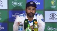 Rohit Sharma during the press conference