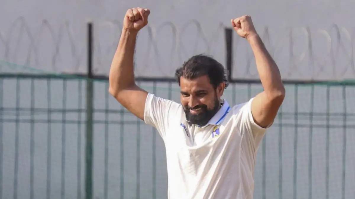 Star Indian pacer Mohammed Shami will play Border-Gavaskar Trophy