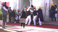 Sukhbir Singh Badal Attacked Outside Golden Temple