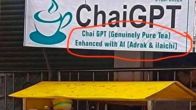 ChaiGPT: Viral Image Showcases Shop Owner’s Creative Spin On AI Trend With 'Genuinely Pure Tea' Enhanced By Adrak And Ilaichi