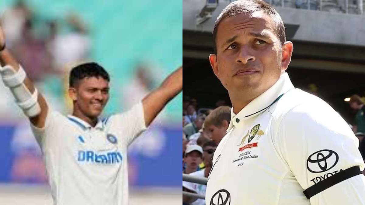 Australia's Usman Khawaja and Michael Vaughan praised Yashasvi Jaiswal on social media