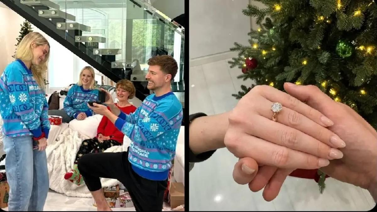 Mr. Beast Aka Jimmy Proposes To Girlfriend Thea In A Heartwarming Moment!