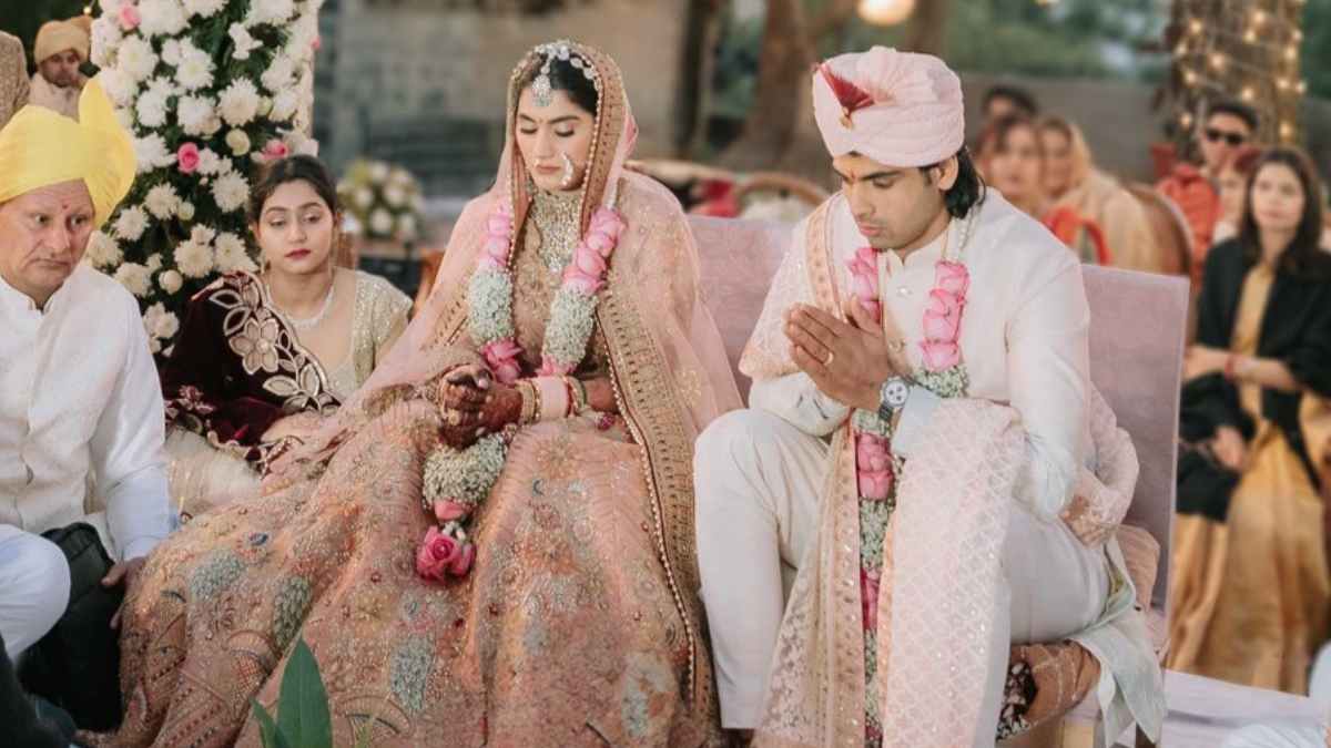 Himani Mor and Neeraj Chopra tie the knot