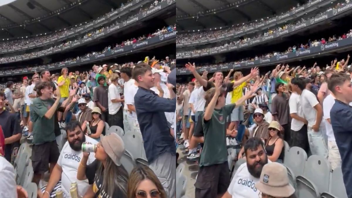 Australian fans try to insult Indian spectators