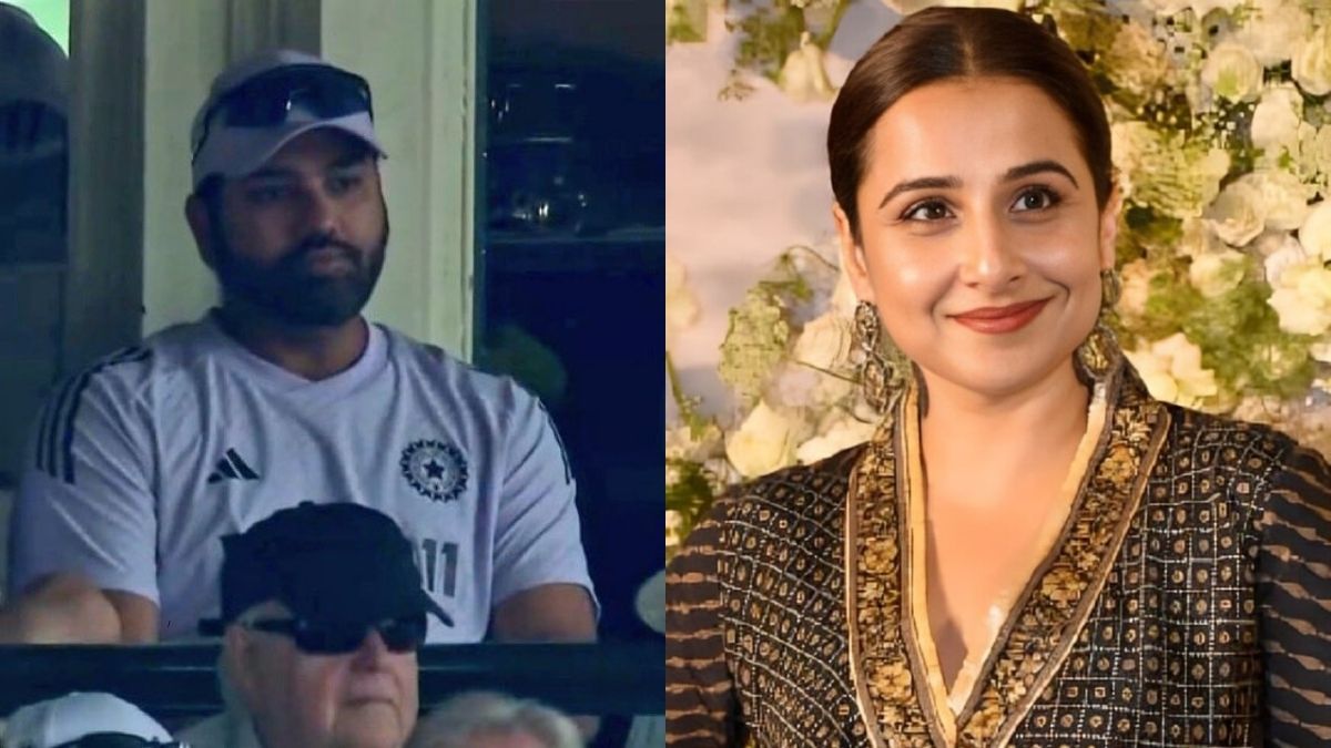 Rohit Sharma and Vidya Balan