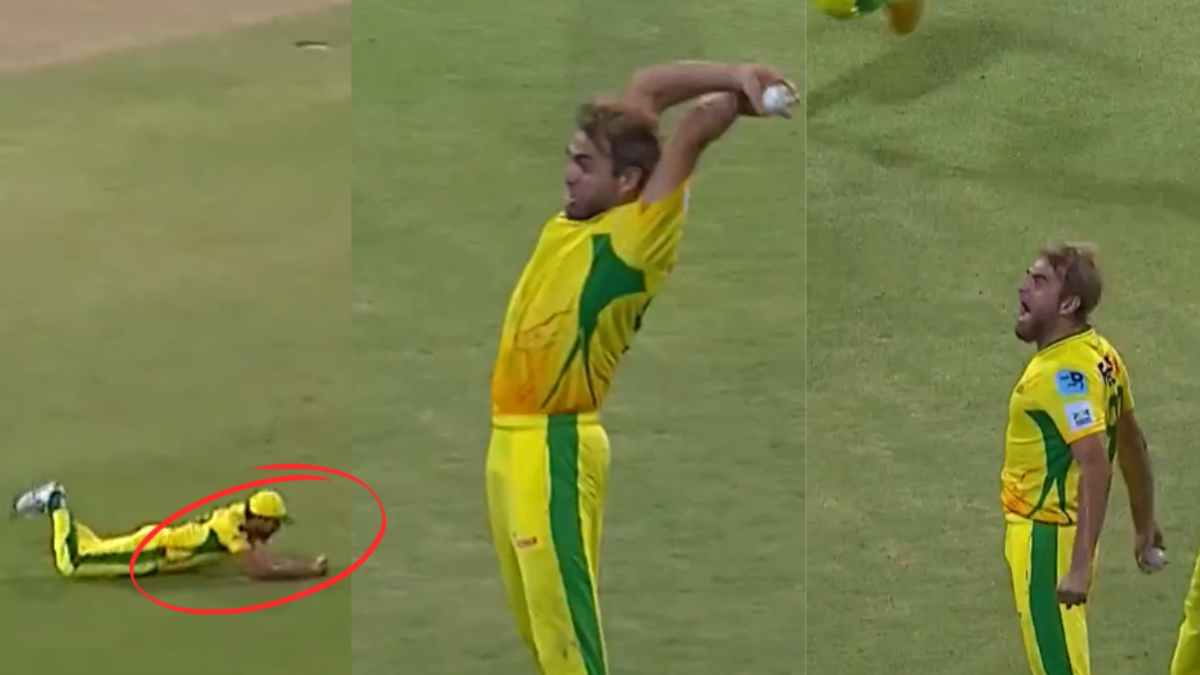 Imran Tahir takes a stunning catch in SA20