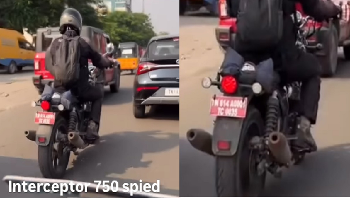 Royal Enfield Interceptor Spotted Testing